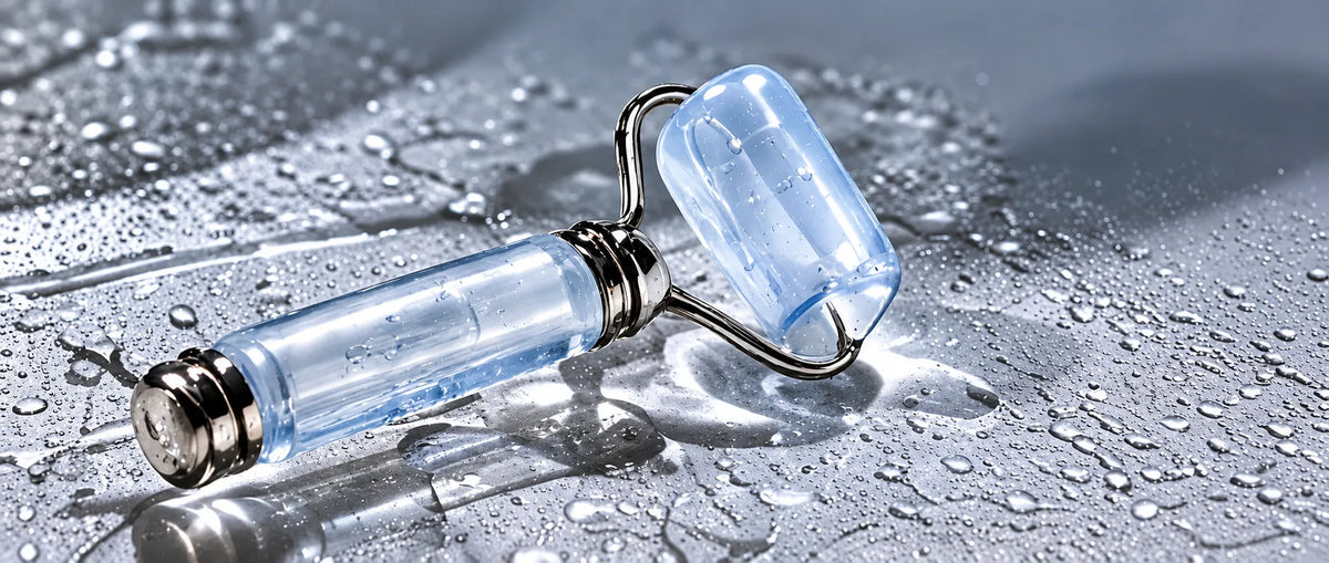 Ice roller on a frosted surface